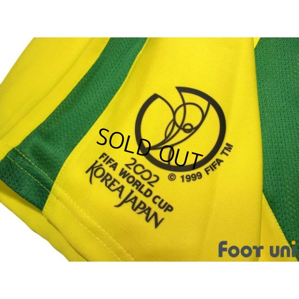 Photo7: Brazil 2002 Home Shirt #11 Ronaldinho 2002 FIFA World Cup Korea Japan Patch/Badge