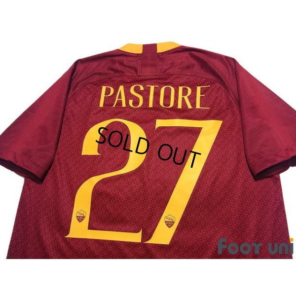 Photo4: AS Roma 2018-2019 Home Shirt #27 Javier Pastore