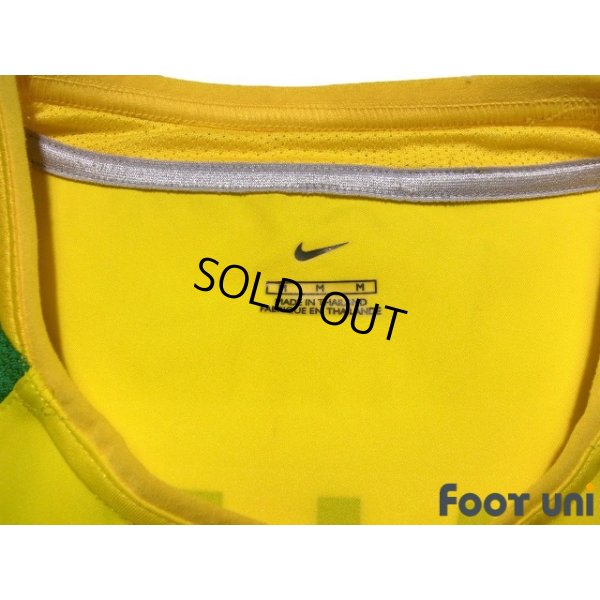 Photo5: Brazil 2002 Home Shirt #11 Ronaldinho 2002 FIFA World Cup Korea Japan Patch/Badge