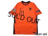 Netherlands Euro 2020-2021 Home Shirt #21 Frenkie de Jong UEFA Euro 2020 Patch/Badge w/tags