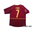 Photo2: Portugal 2002 Home Shirt #7 Luis Figo 2002 FIFA World Cup Korea/Japan Patch/Badge (2)