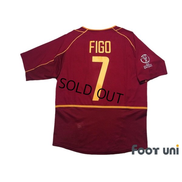 Photo2: Portugal 2002 Home Shirt #7 Luis Figo 2002 FIFA World Cup Korea/Japan Patch/Badge