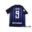 Photo2: Inter Milan 2018-2019 Home Shirt #9 Mauro Icardi Serie A Patch/Badge w/tags (2)