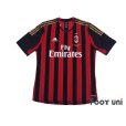 Photo1: AC Milan 2013-2014 Home Shirt #45 Mario Balotelli (1)
