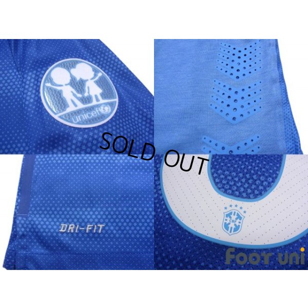 Photo7: Brazil 2014 Away Authentic Shirt #10 Neymar JR Copa America 2015 Patch/Badge