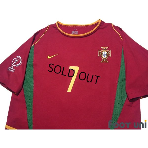 Photo3: Portugal 2002 Home Shirt #7 Luis Figo 2002 FIFA World Cup Korea/Japan Patch/Badge