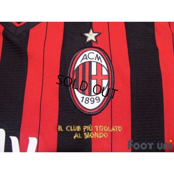 Photo6: AC Milan 2013-2014 Home Shirt #45 Mario Balotelli