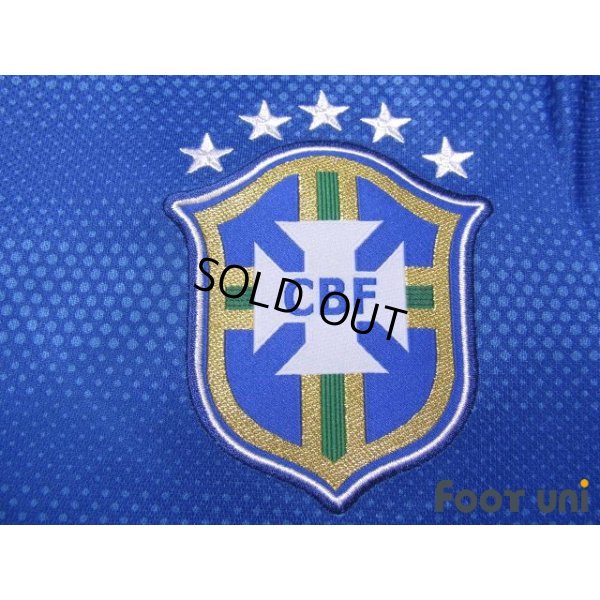 Photo5: Brazil 2014 Away Authentic Shirt #10 Neymar JR Copa America 2015 Patch/Badge