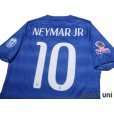 Photo4: Brazil 2014 Away Authentic Shirt #10 Neymar JR Copa America 2015 Patch/Badge