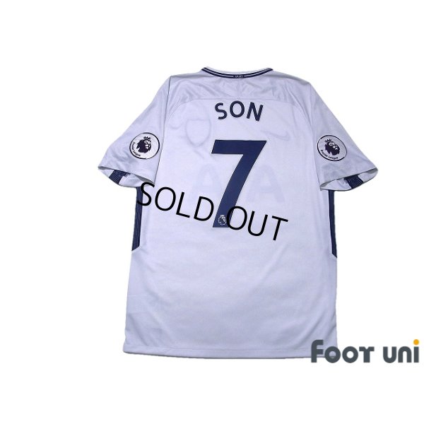 Photo2: Tottenham Hotspur 2017-2018 Home Shirt Jersey #7 Son Heung Min Premier League Patch/Badge w/tags