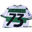 Photo4: Sassuolo 2019-2020 Away Shirt #73 Manuel Locatelli Serie A Patch/Badge