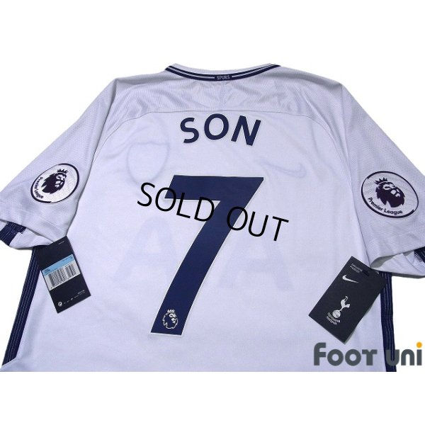 Photo4: Tottenham Hotspur 2017-2018 Home Shirt Jersey #7 Son Heung Min Premier League Patch/Badge w/tags
