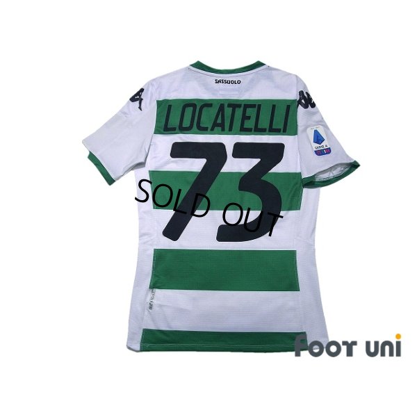 Photo2: Sassuolo 2019-2020 Away Shirt #73 Manuel Locatelli Serie A Patch/Badge