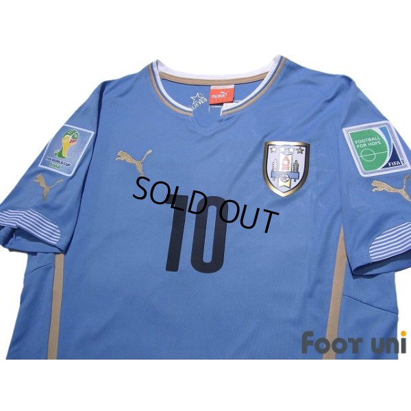 Photo3: Uruguay 2014 Home Shirt #10 Diego Forlan 2014 FIFA World Cup Brazil Patch/Badge w/tags