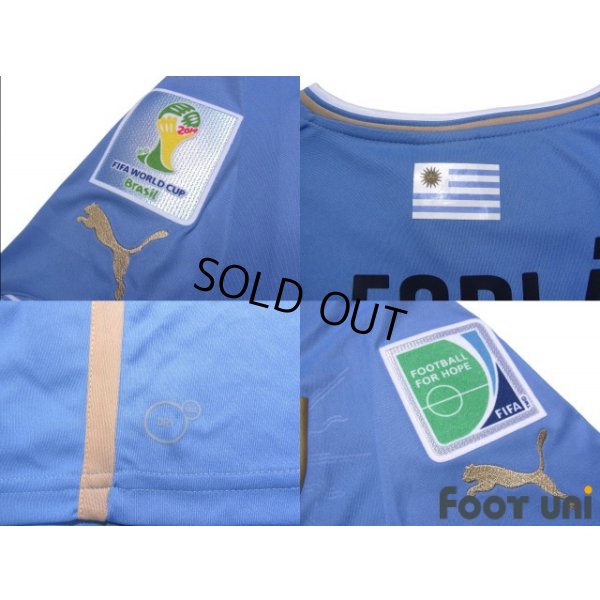 Photo7: Uruguay 2014 Home Shirt #10 Diego Forlan 2014 FIFA World Cup Brazil Patch/Badge w/tags