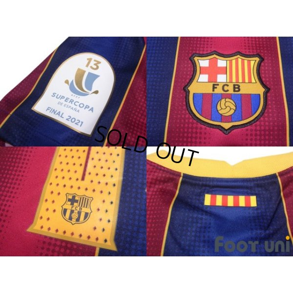 Photo7: FC Barcelona 2020-2021 Home Shirt #10 Lionel Messi Supercopa Patch/Badge w/tags