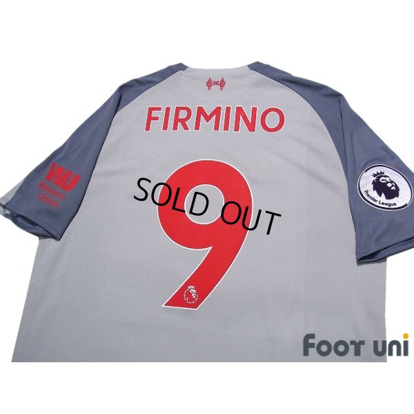 Photo4: Liverpool 2018-2019 Third Shirt #9 Firmino Premier League Patch/Badge w/tags