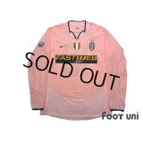 Juventus 2003-2004 Away Long Sleeve Shirt #10 Alessandro Del Piero Calcio Patch/Badge w/tags