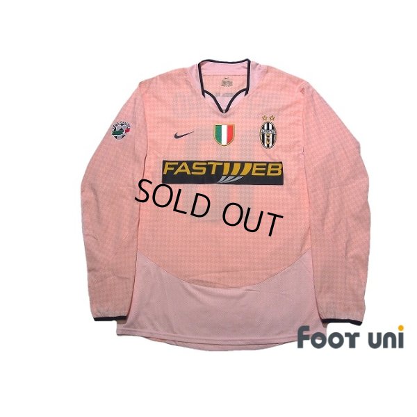 Photo1: Juventus 2003-2004 Away Long Sleeve Shirt #10 Alessandro Del Piero Calcio Patch/Badge w/tags