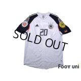 Germany Euro 2004 Home Shirt #20 Lukas Podolski UEFA Euro 2004 Patch/Badge