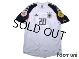 Germany Euro 2004 Home Shirt #20 Lukas Podolski UEFA Euro 2004 Patch/Badge
