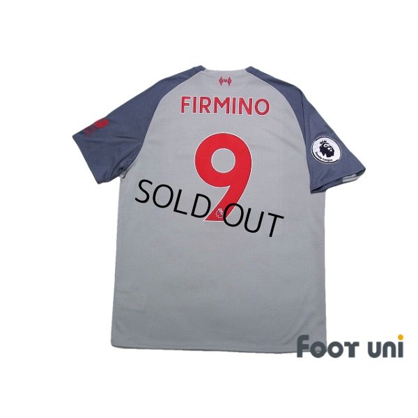 Photo2: Liverpool 2018-2019 Third Shirt #9 Firmino Premier League Patch/Badge w/tags