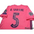 Photo4: Real Madrid 2020-2021 Away Shirt #5 Raphael Varane Champions League Patch/Badge w/tags