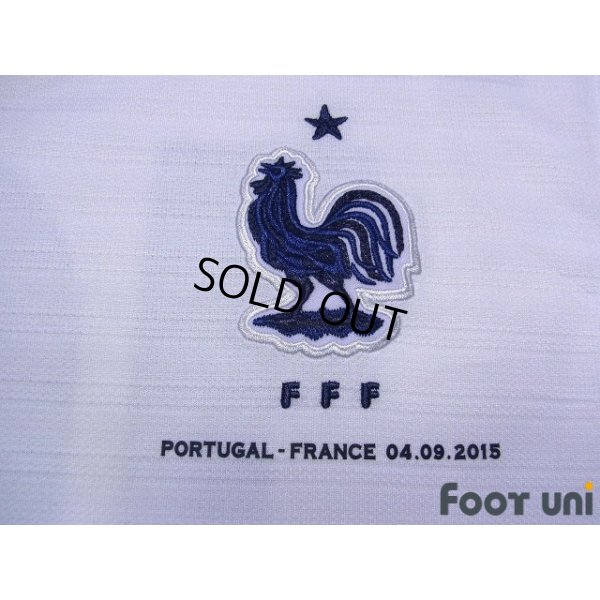 Photo6: France 2015 Away Authentic Shirt #10 Karim Benzema