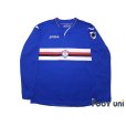 Photo1: Sampdoria 2018-2019 Home Long Sleeve Shirt (1)