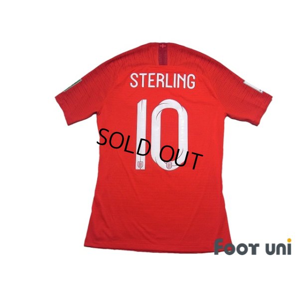 Photo2: England 2018 Away Authentic Shirt #10 Raheem Sterling FIFA World Cup 2018 Russia Patch/Badge