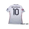 Photo2: France 2015 Away Authentic Shirt #10 Karim Benzema (2)