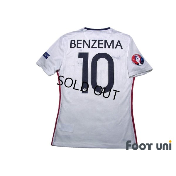 Photo2: France 2015 Away Authentic Shirt #10 Karim Benzema