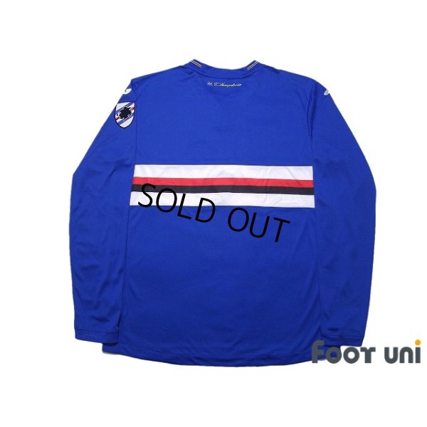 Photo2: Sampdoria 2018-2019 Home Long Sleeve Shirt