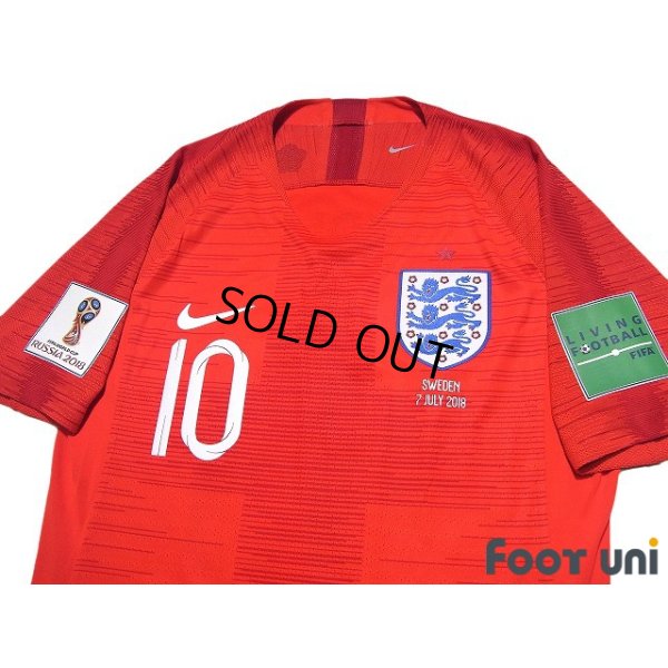 Photo3: England 2018 Away Authentic Shirt #10 Raheem Sterling FIFA World Cup 2018 Russia Patch/Badge