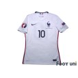 Photo1: France 2015 Away Authentic Shirt #10 Karim Benzema (1)