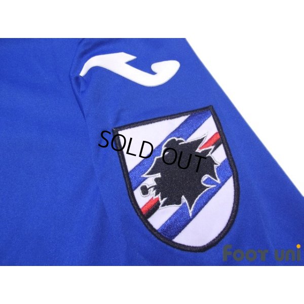 Photo6: Sampdoria 2018-2019 Home Long Sleeve Shirt