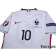 Photo3: France 2015 Away Authentic Shirt #10 Karim Benzema