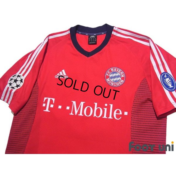 Photo3: Bayern Munich 2002-2003 Home Shirt #13 Michael Ballack Champions League Patch/Badge
