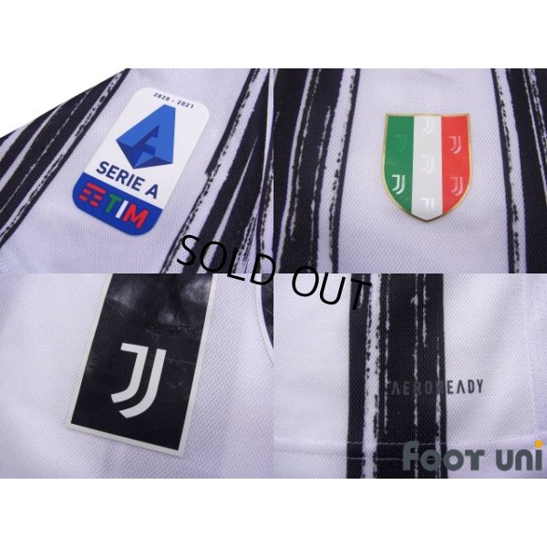 Photo7: Juventus 2020-2021 Home Shirt #10 Paulo Dybala Scudetto Patch/Badge