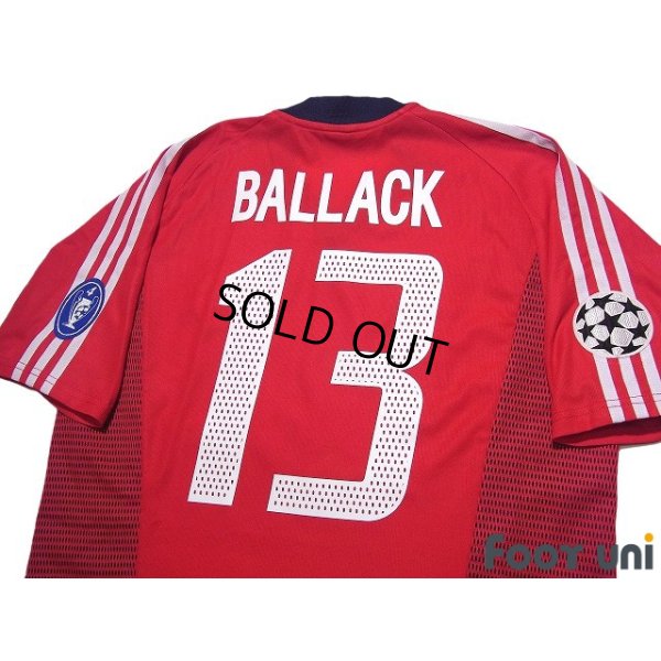Photo4: Bayern Munich 2002-2003 Home Shirt #13 Michael Ballack Champions League Patch/Badge