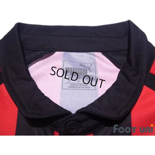 Photo5: AC Milan 2018-2019 Home Shirt #10 Hakan Calhanoglu Serie A Patch/Badge