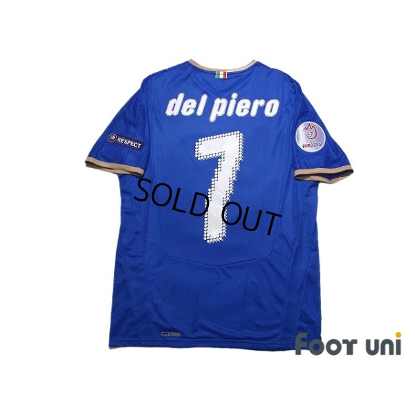 Photo2: Italy Euro 2008 Home Shirt #7 Alessandro Del Piero Euro2008 Patch/Badge