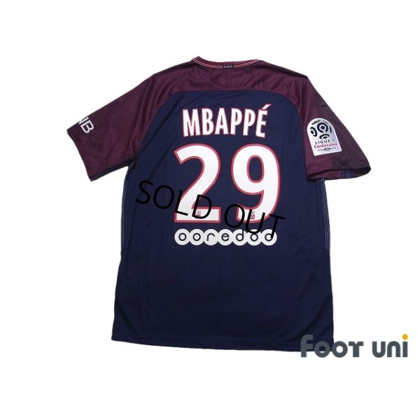 Photo2: Paris Saint Germain 2017-2018 Home Shirt #29 Kylian Mbappe w/tags