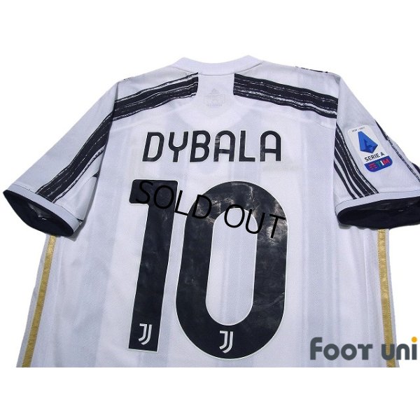 Photo4: Juventus 2020-2021 Home Shirt #10 Paulo Dybala Scudetto Patch/Badge