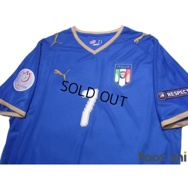 Photo3: Italy Euro 2008 Home Shirt #7 Alessandro Del Piero Euro2008 Patch/Badge