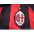 Photo6: AC Milan 2018-2019 Home Shirt #10 Hakan Calhanoglu Serie A Patch/Badge