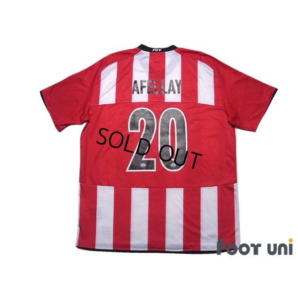 Photo2: PSV Eindhoven 2010-2012 Home Shirt #20 Ibrahim Afellay