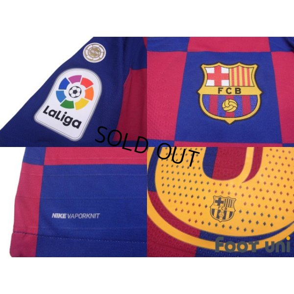 Photo6: FC Barcelona 2019-2020 Home #10 Lionel Messi  Authentic Shirt and Shorts Set
