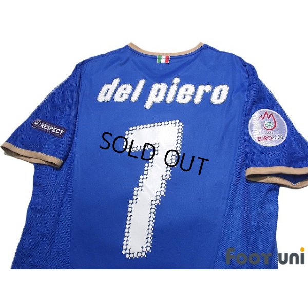 Photo4: Italy Euro 2008 Home Shirt #7 Alessandro Del Piero Euro2008 Patch/Badge