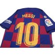 Photo4: FC Barcelona 2019-2020 Home #10 Lionel Messi  Authentic Shirt and Shorts Set